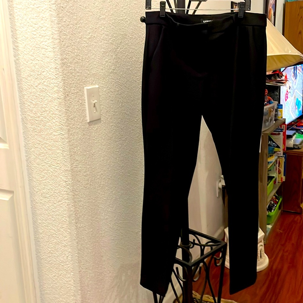SOLD Express Slacks boot mid rise Black 10s